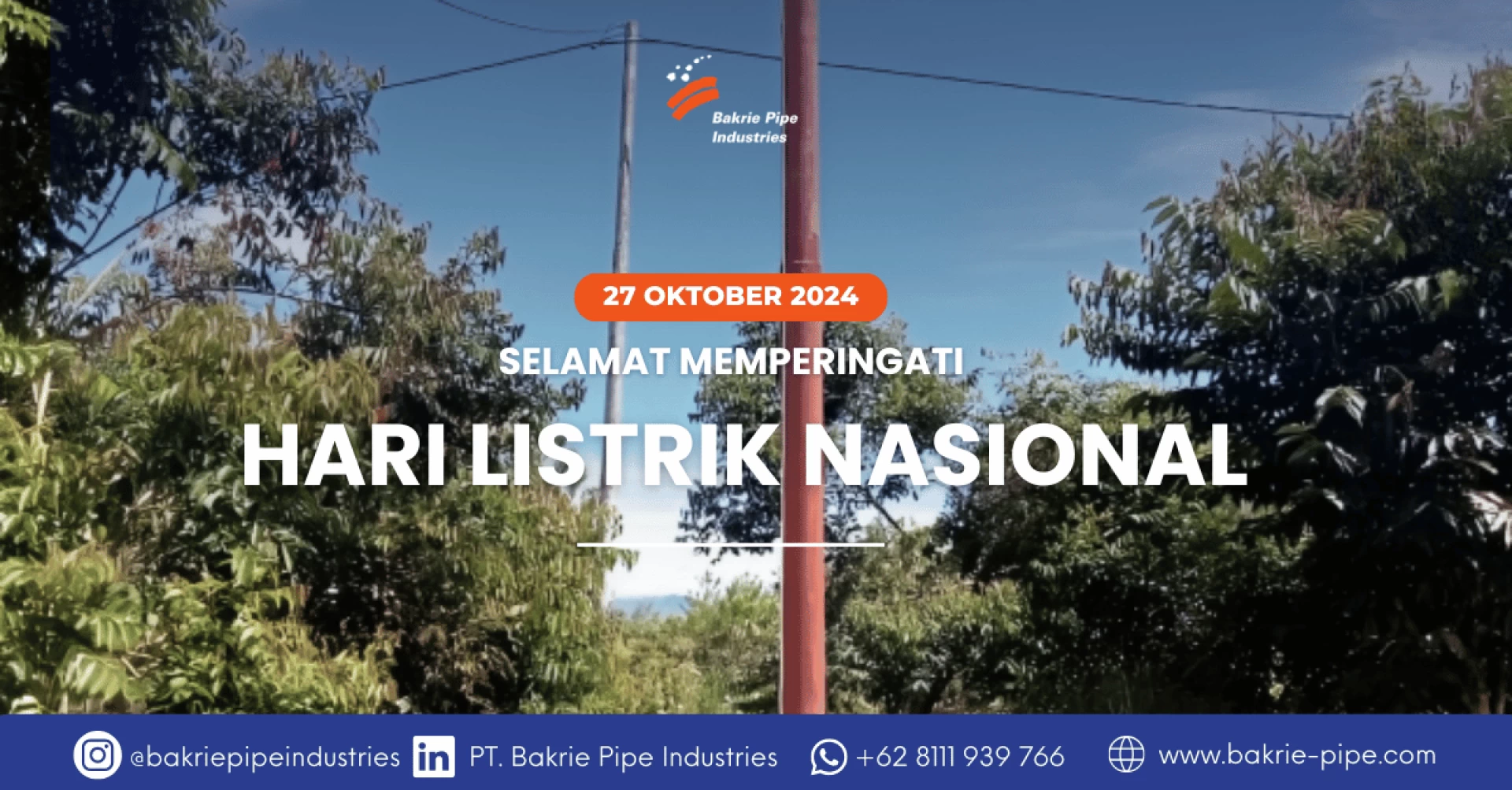 Selamat Memperingati Hari Listrik Nasional