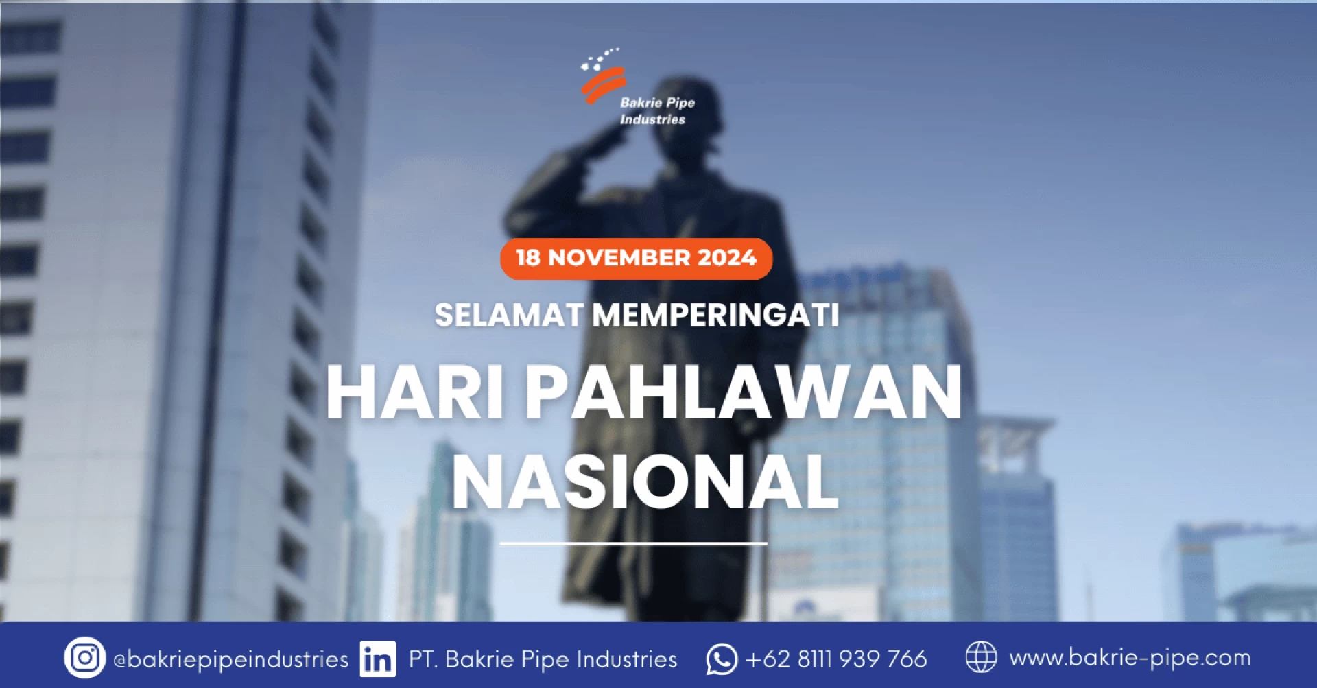 Selamat Memperingati Hari Pahlawan Nasional