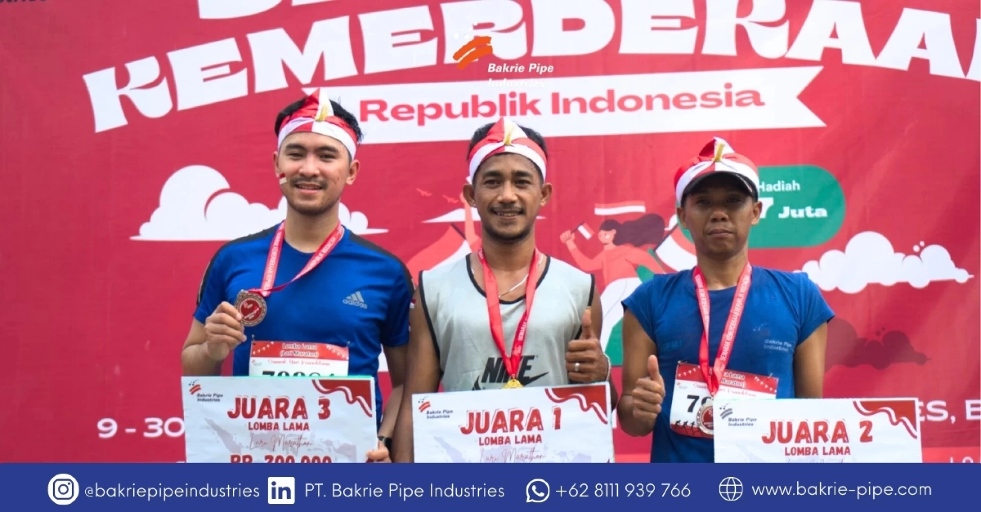 Lomba Marathon Untuk Merayakan Hari Kemerdekaan Indonesia ke-79