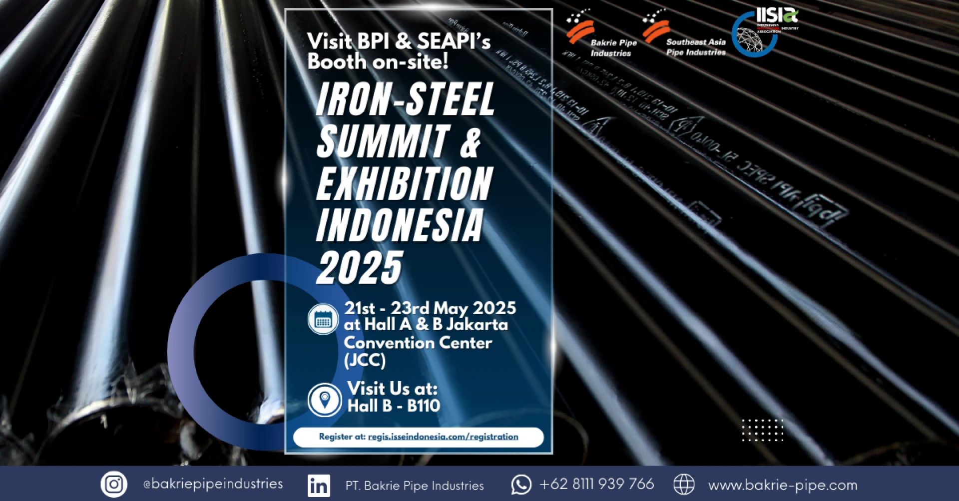 BPI & SEAPI are proud to participate in the Iron–Steel Summit & Exhibition Indonesia 2025!