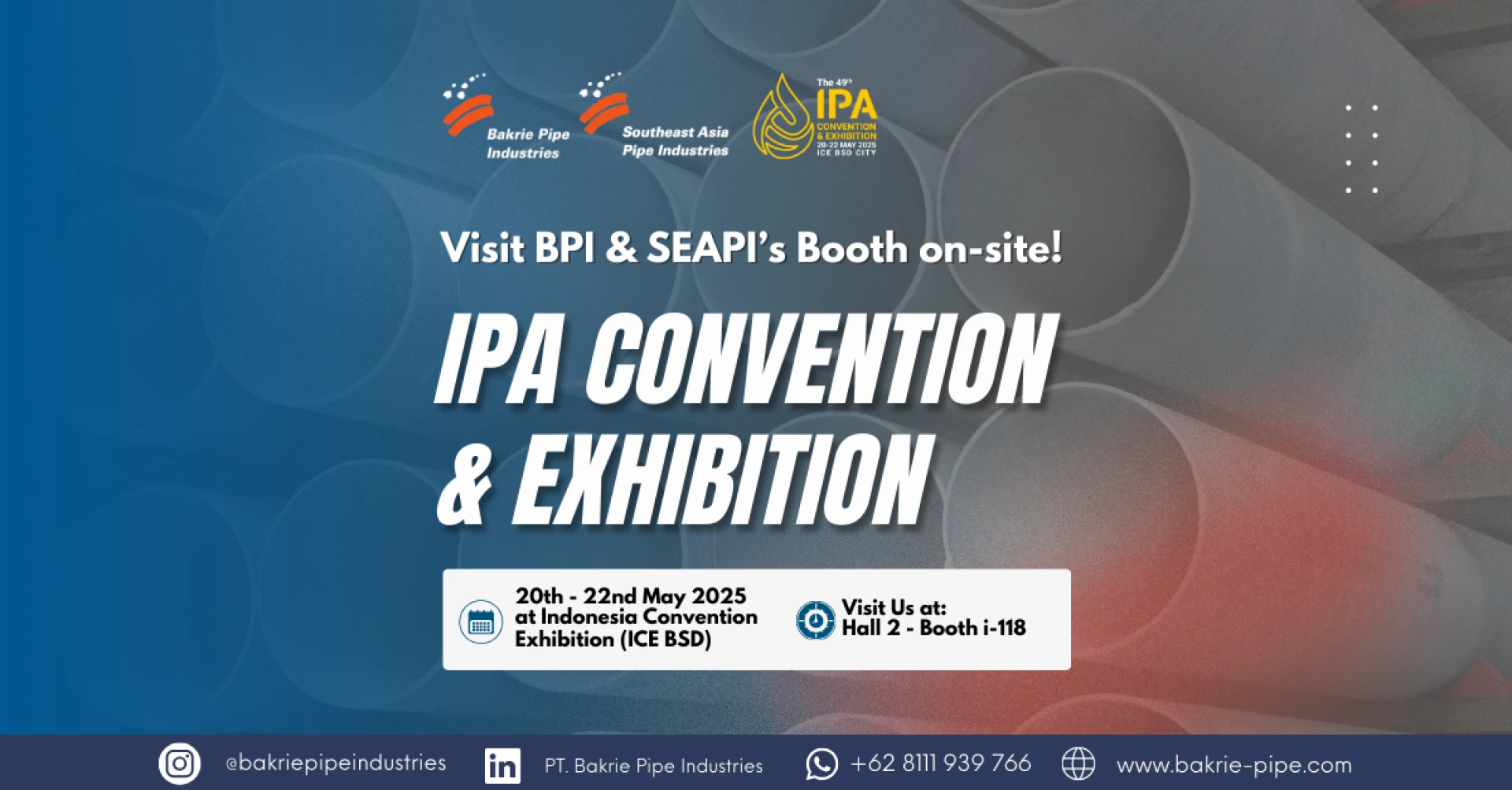 BPI & SEAPI are participating in the IPA Convention & Exhibition 2025!