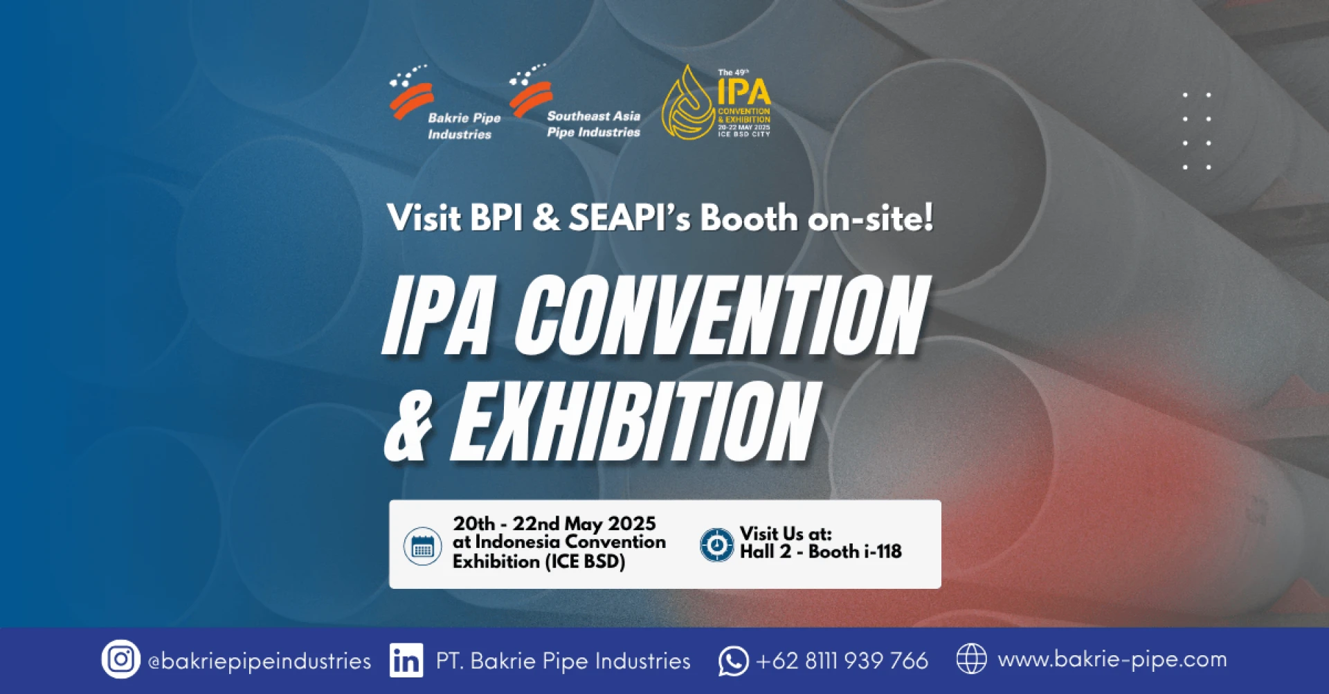 BPI & SEAPI are participating in the IPA Convention & Exhibition 2025!