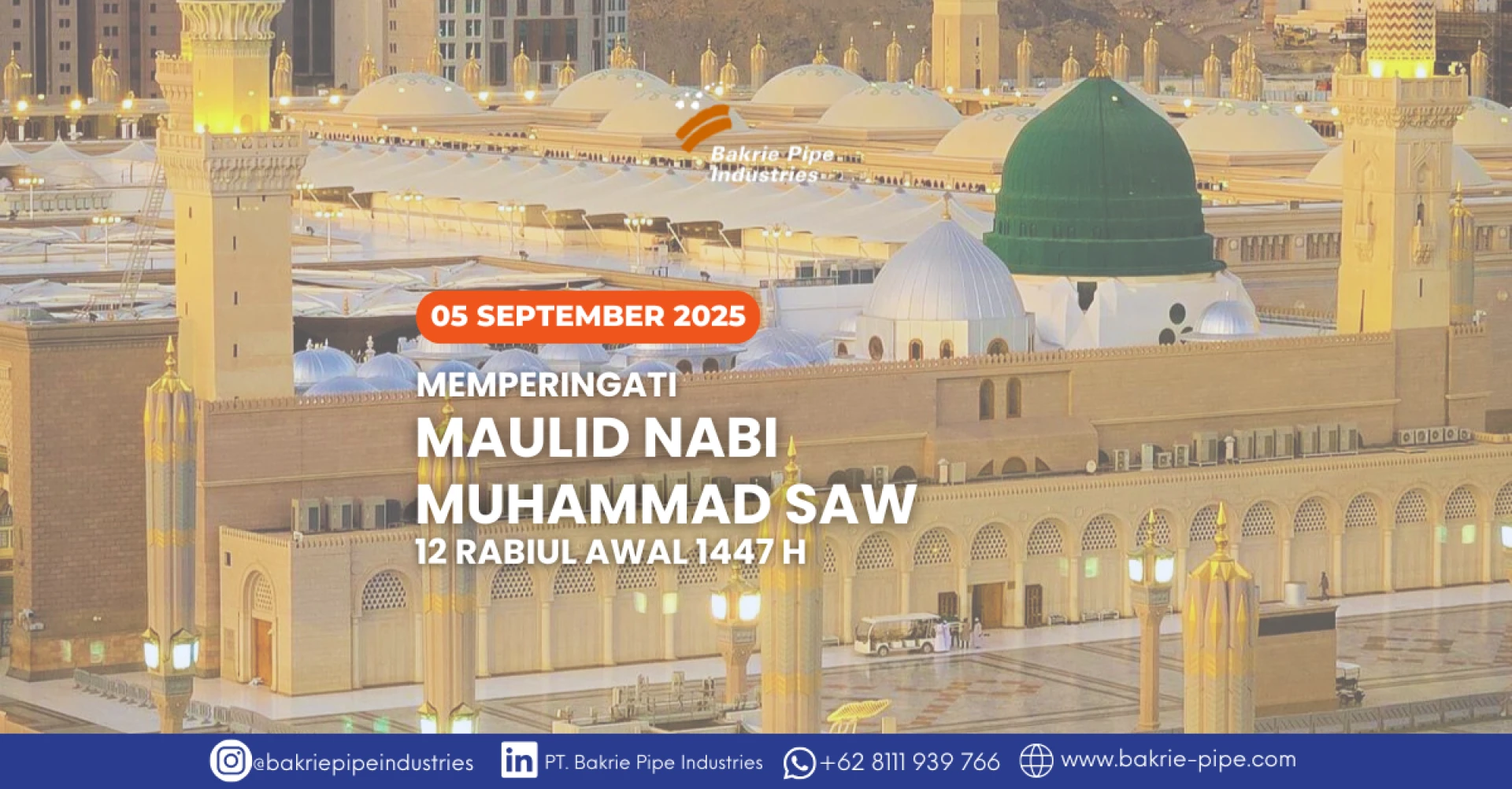 Commemorating the Maulid of the Prophet Muhammad SAW – Emulating the Life of the Prophet Muhammad in Every Aspect