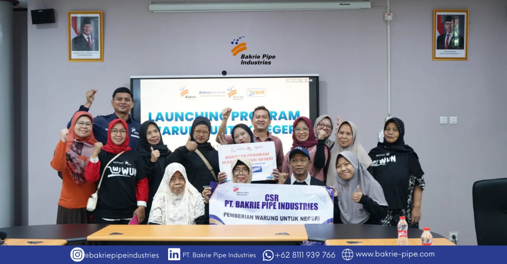 Launching the Warung untuk Negeri Program to Support the Growth of Local UMKM
