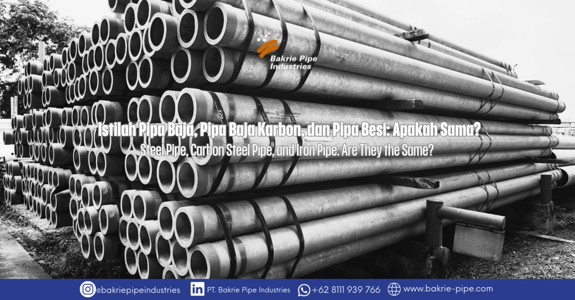 Steel Pipe, Carbon Steel Pipe, and Iron Pipe: Are They the Same?