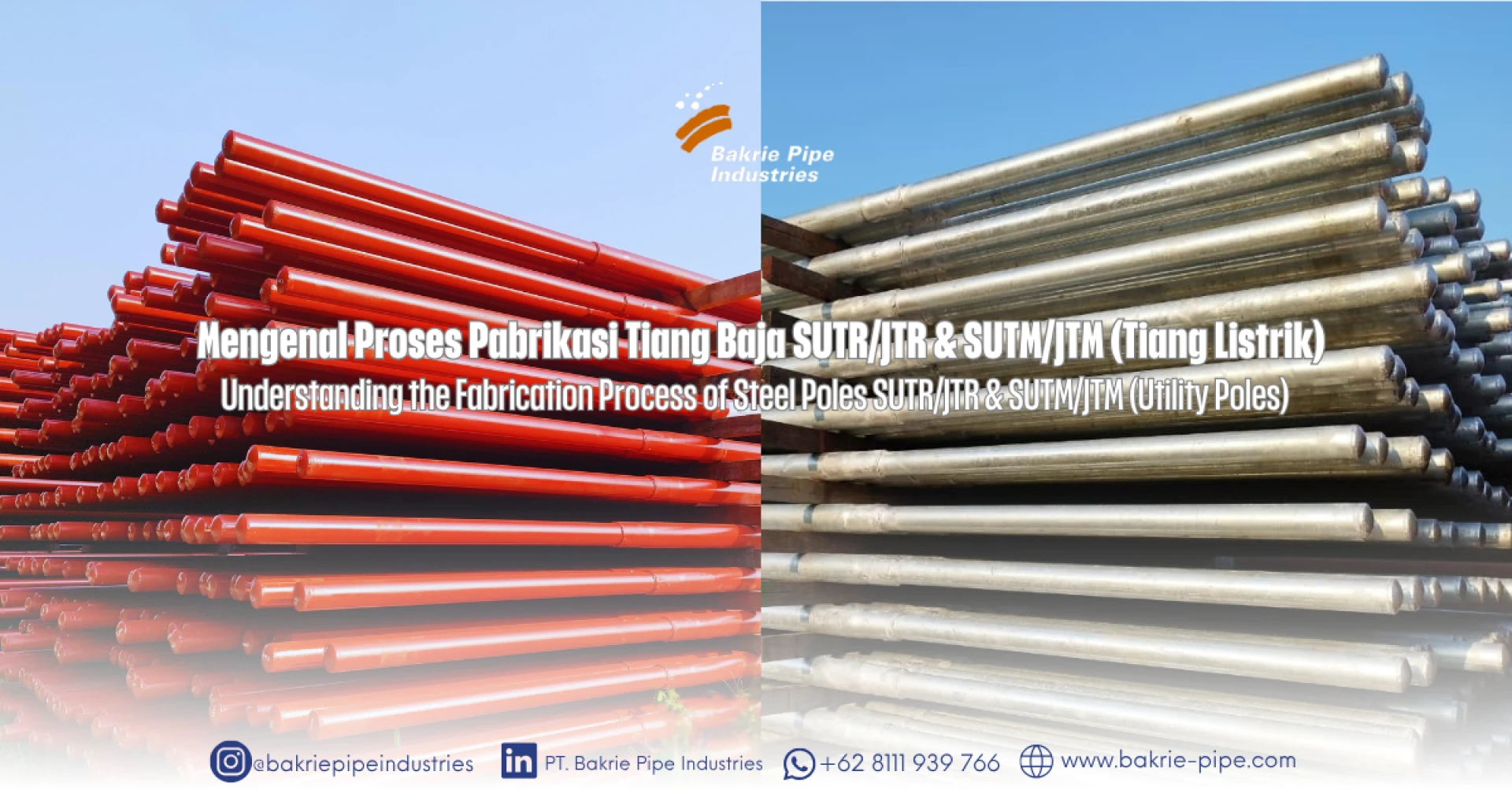 Understanding the Fabrication Process of Steel Poles SUTR/JTR & SUTM/JTM (Utility Poles)