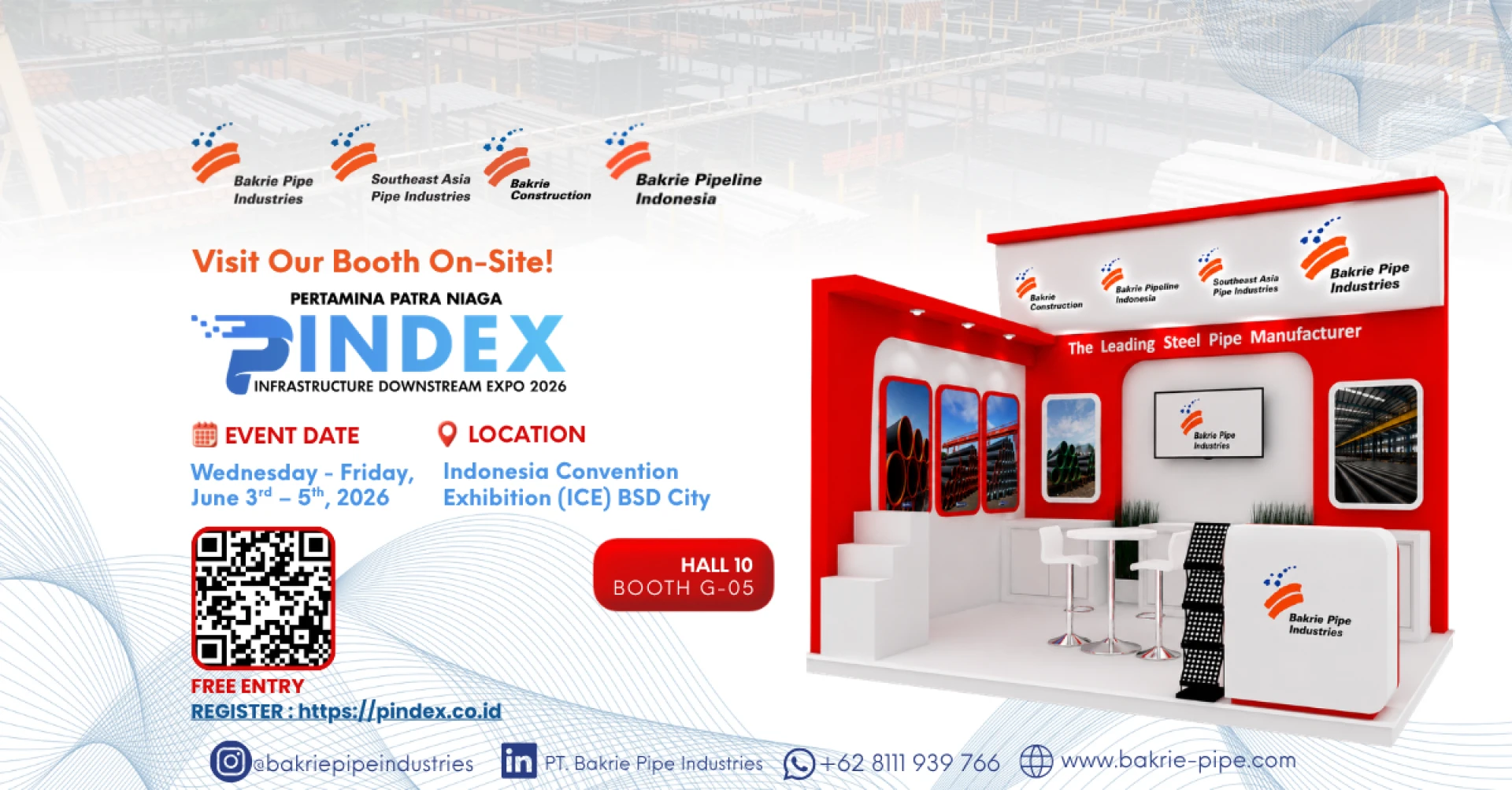 Bakrie Pipe Industries at PINDEX 2026